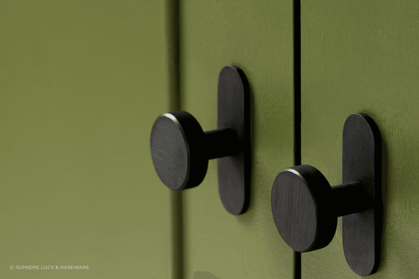The Kilburn knob from Supreme Lock & Hardware is the perfect example of minimalist design.