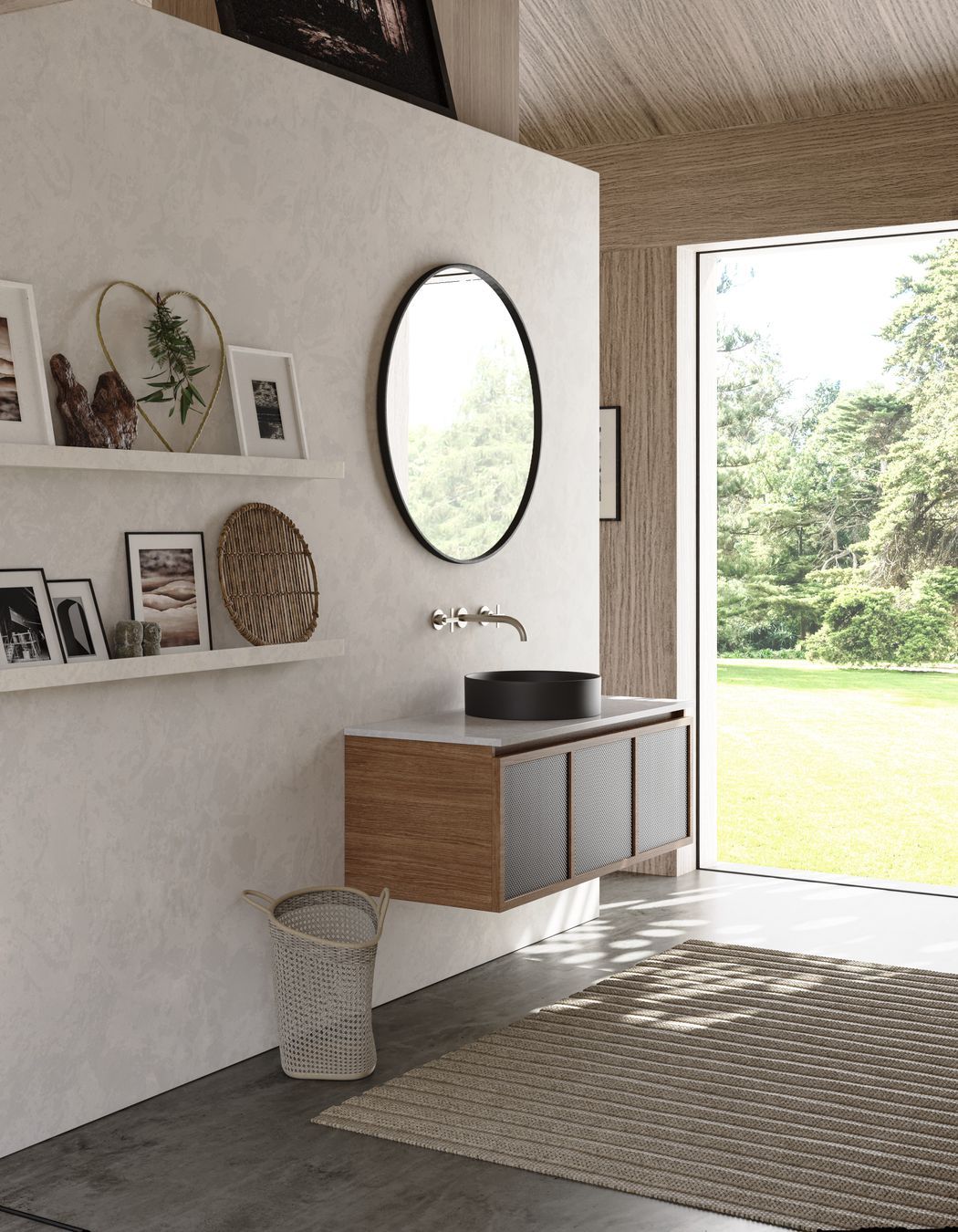 Maglia is available in 10 high-grade timber finishes, with three top options and four woven panel finishes to choose from.