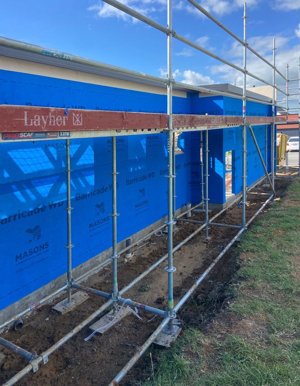 Interior works can continue without the cladding in place for up to five months.