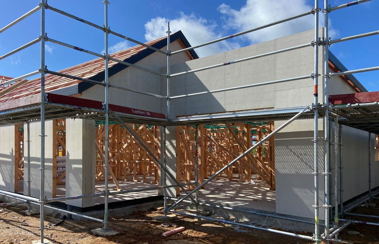 Barricade Weather Defense may be applied over many common construction rigid substrates. Here, Barricade WD will be applied to Masons 6mm Fibre Cement Board.