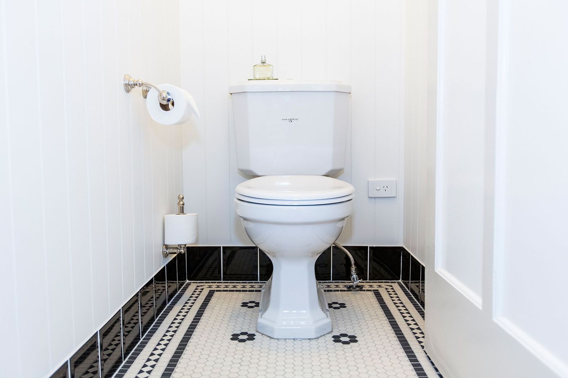 Traditional toilets like this Perrin &amp; Rowe Art Deco toilet are usually the easiest to install