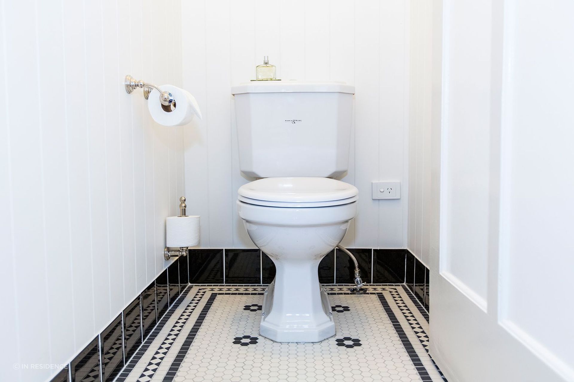 Traditional toilets like this Perrin & Rowe Art Deco toilet are usually the easiest to install