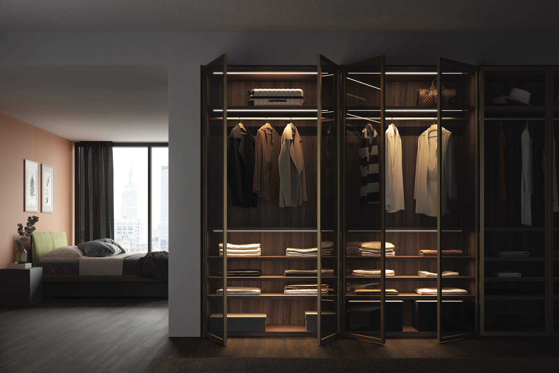 “There’s more lighting going into kitchens than ever before, but it’s not just kitchens. We’re seeing people add lighting to wardrobes and bathrooms — we even did a recent job where LED strips were installed in the living room to create the effect of a floating ceiling."