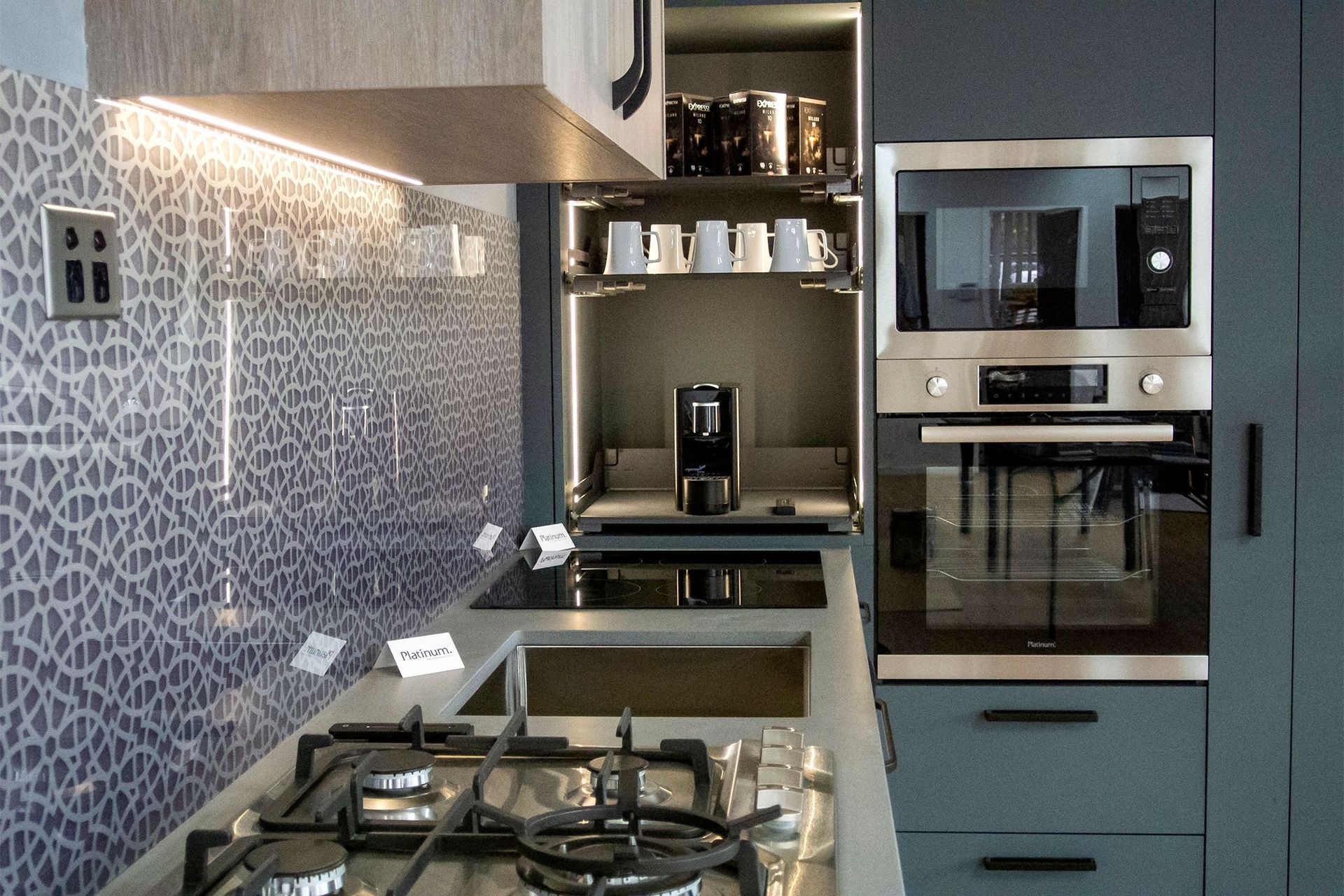 Illuminate your kitchen in style with Nover's neon lighting solutions