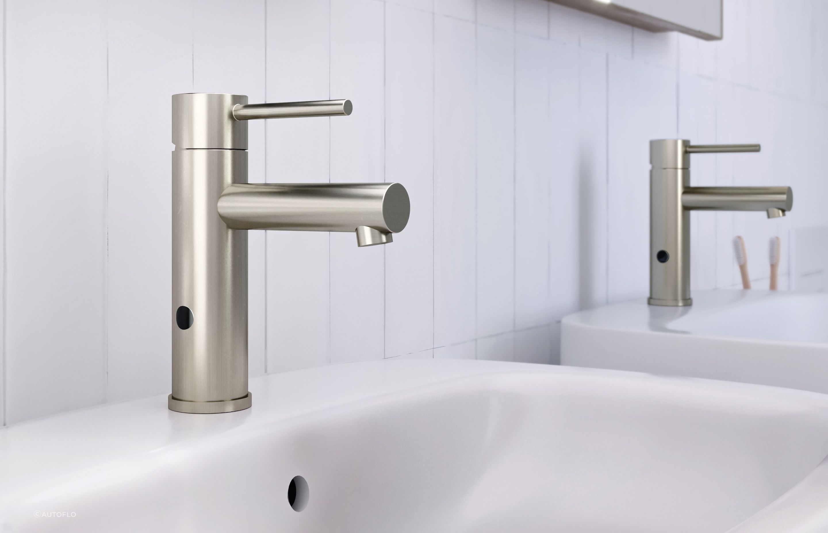 The innovative and dazzling Mizu Drift Dual Function Sensor Basin Mixer that works at the wave of a hand