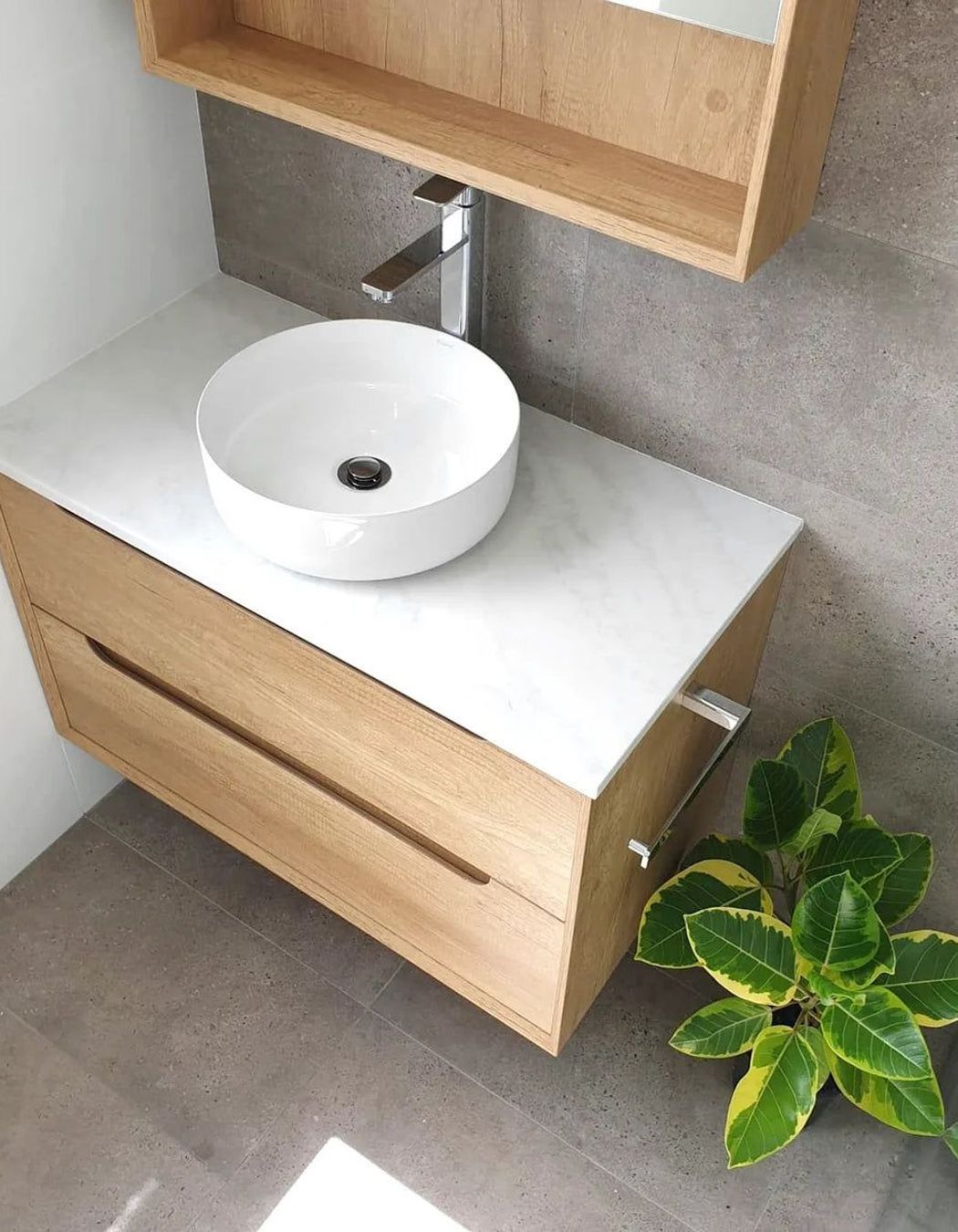 Otti Byron | Single Bowl Vanity | 1190 | Natural Oak
by Austpek