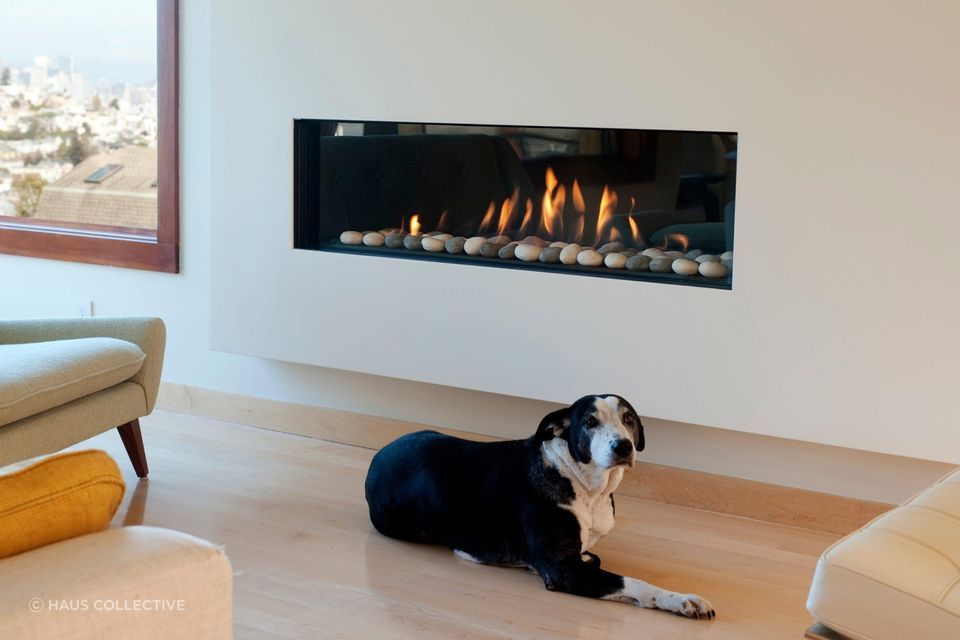 A choice like the Ortal 130 Front Facing Gas Fireplace will keep everyone happy.