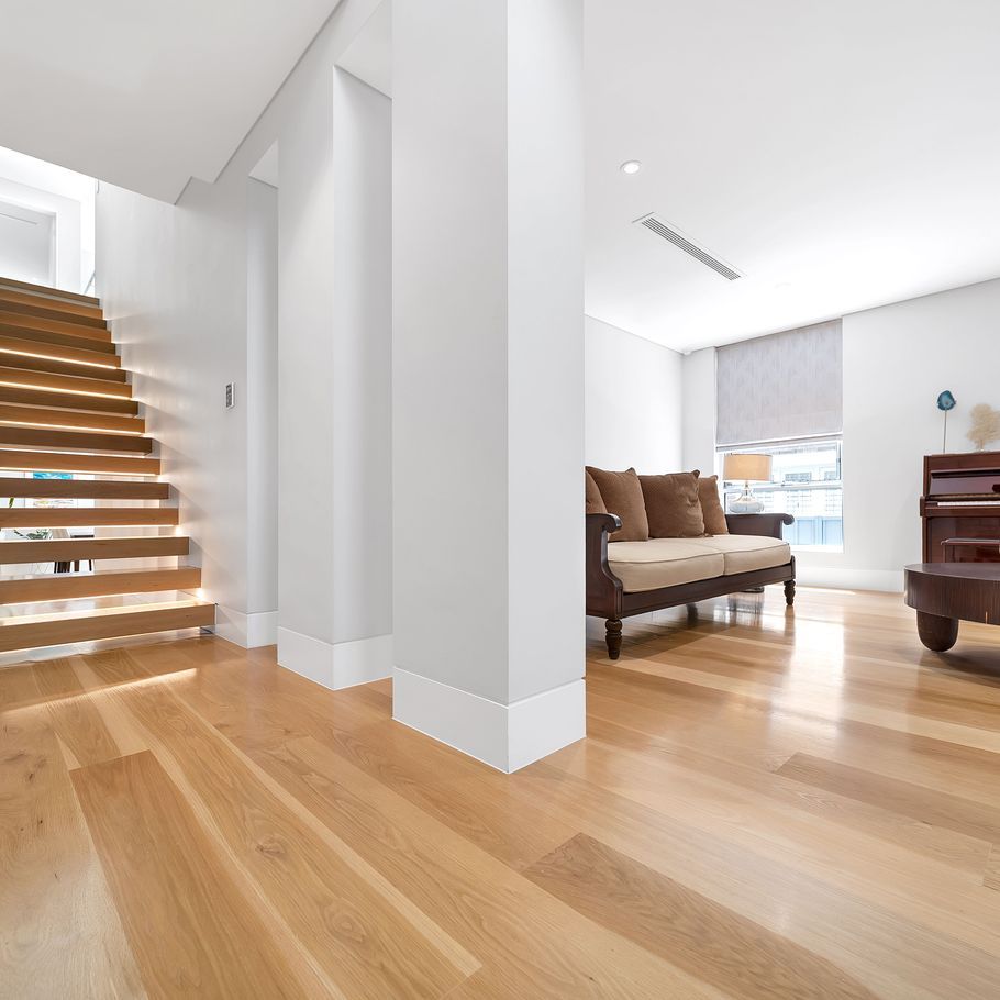 This streamlined skirting system is made for modern interiors