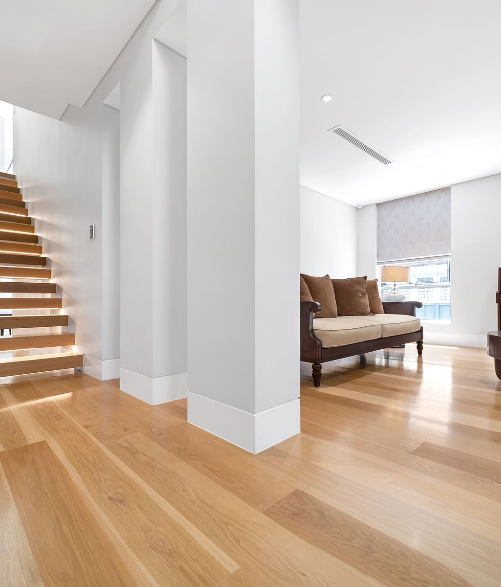 This streamlined skirting system is made for modern interiors