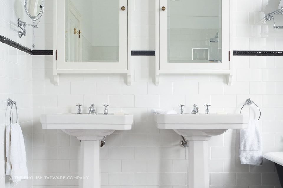 Perrin & Rowe Traditional Basin Set with Low spout By The English Tapware Company