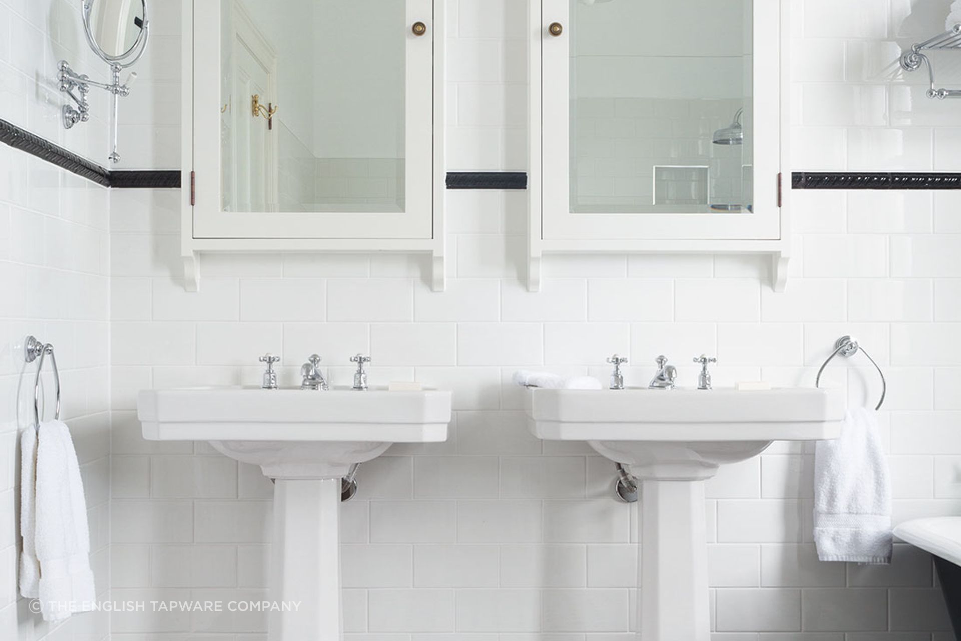 Perrin & Rowe Traditional Basin Set with Low spout By The English Tapware Company