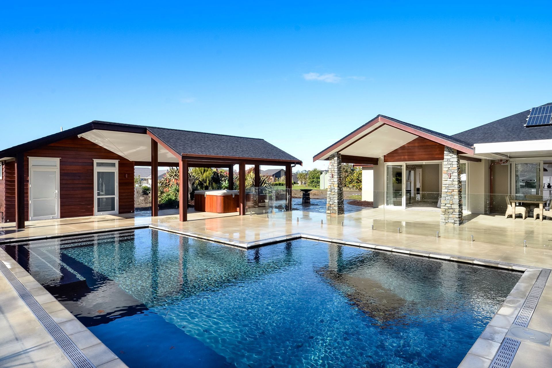 Glass fencing, like this by Haynes Glass, offer a great return on investment.