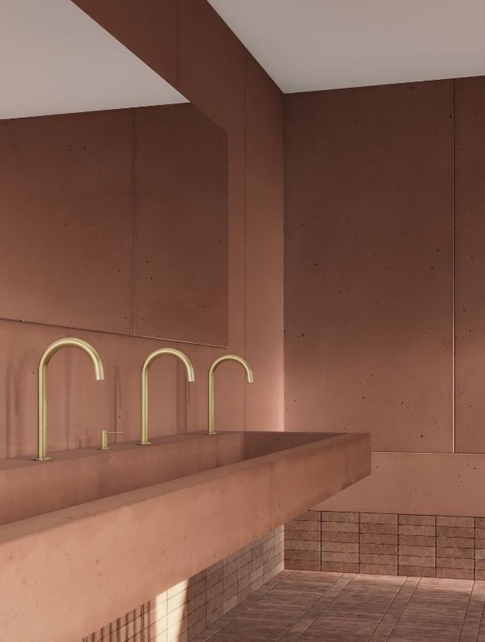 The 'Sensor Gooseneck Hob Spout' is a moulded and hollowed tapware fixture that guarantees long-lasting durability and provides smooth water flow thanks to its soft curvature.