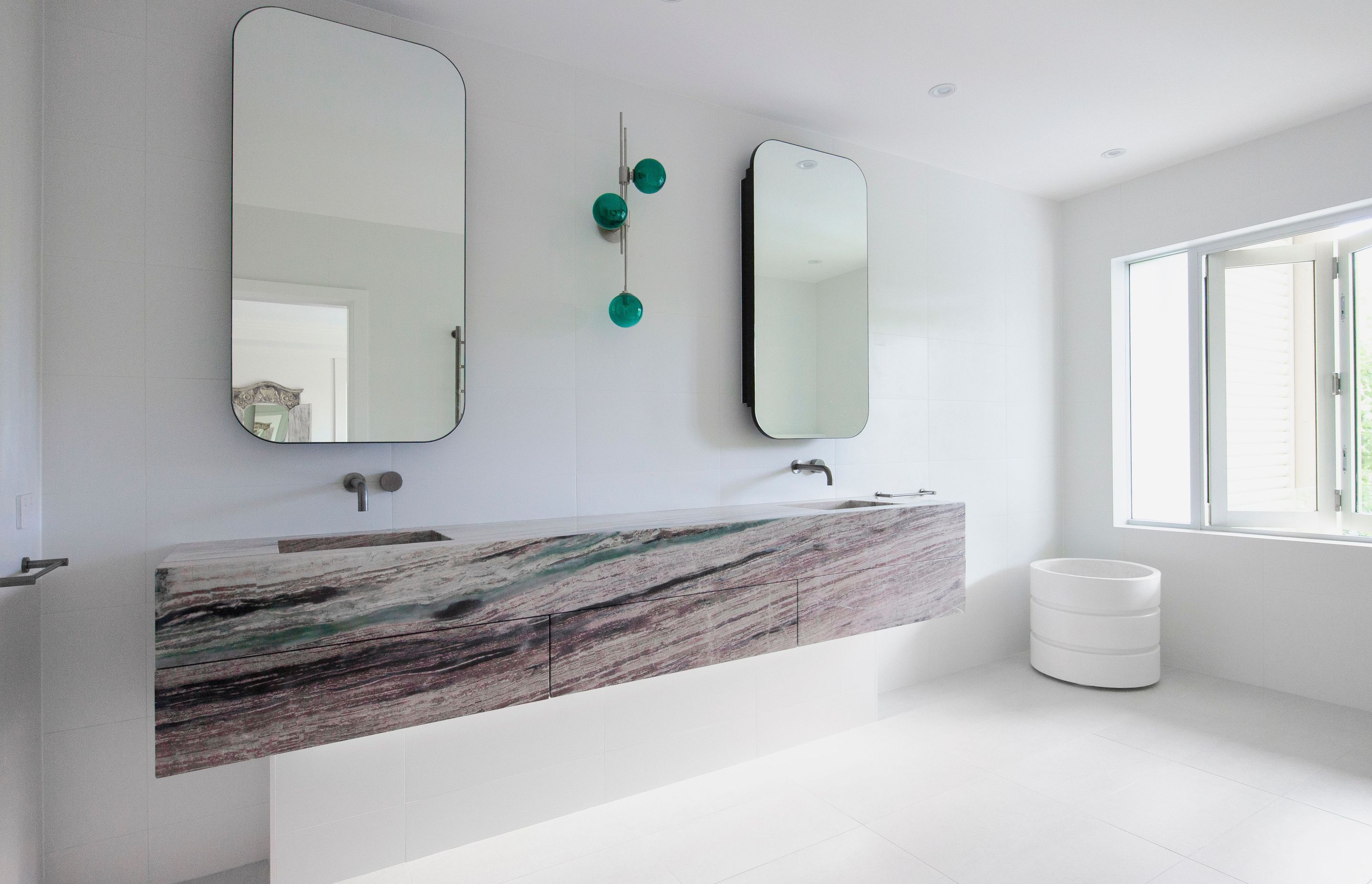 Skheme's Ruby slabs feature in this Mosman home.