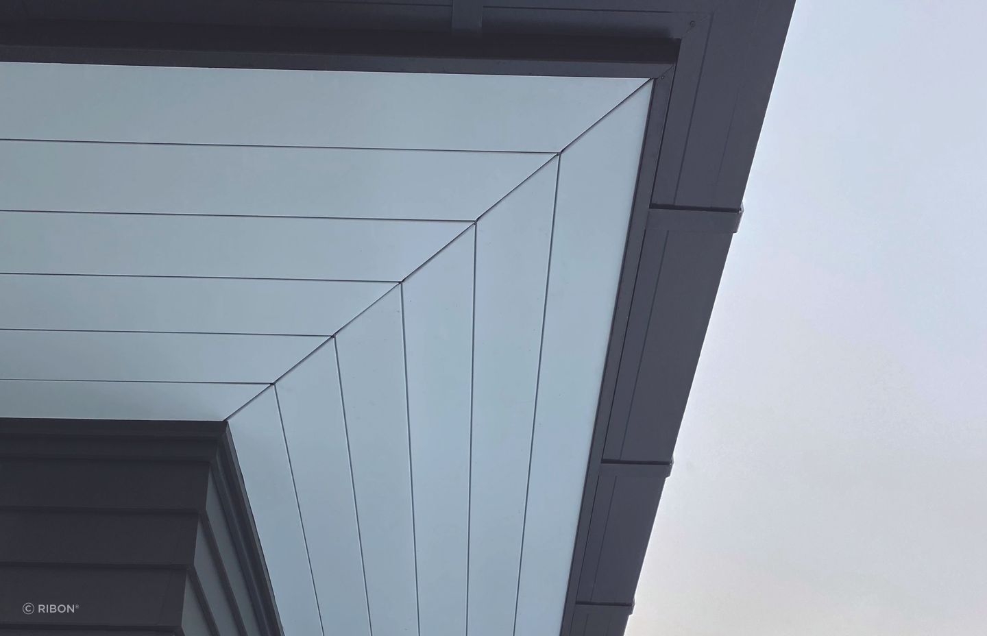 The Ribon fascia soffit system.