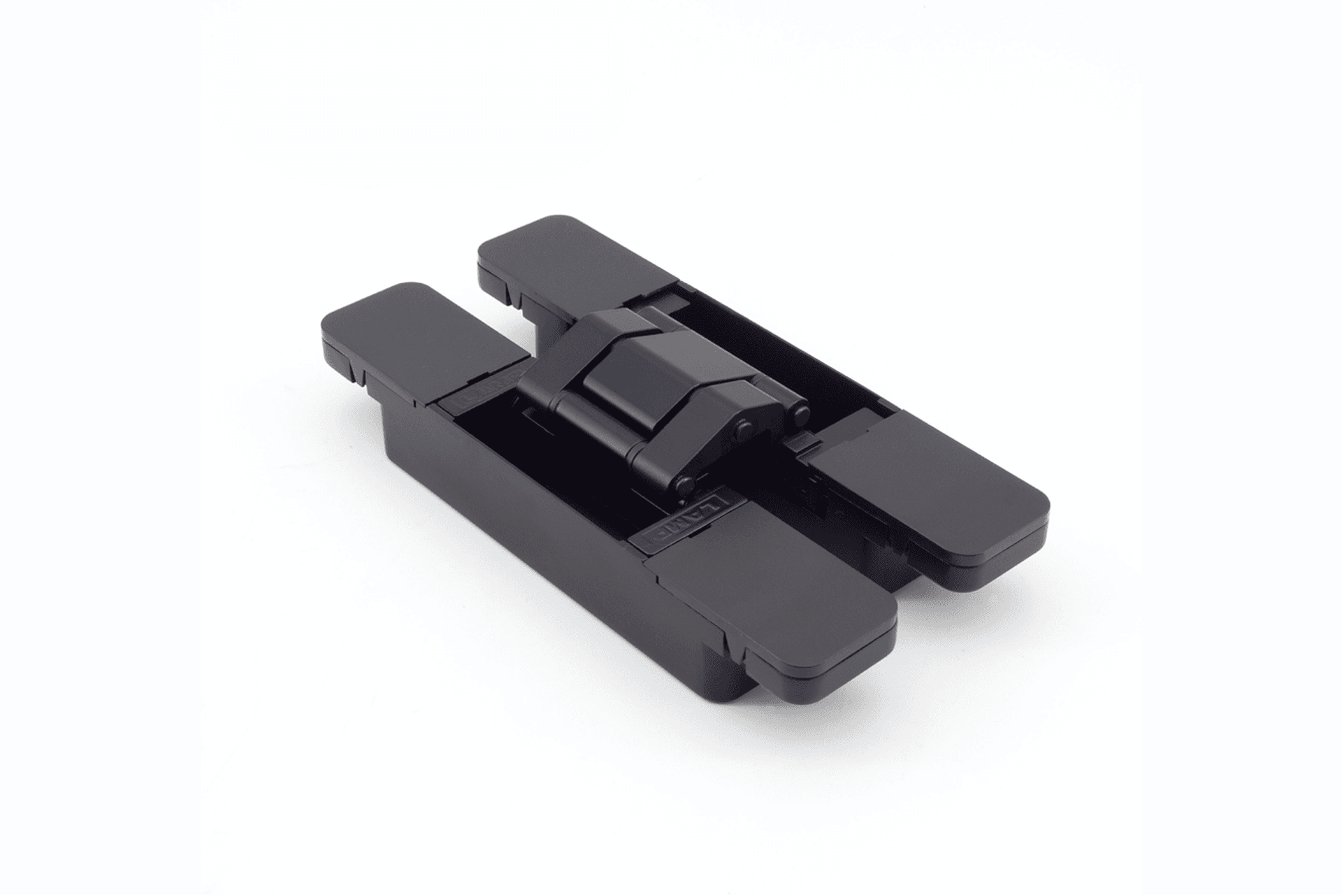 A damper unit can be installed with the hinges to enable soft closing.