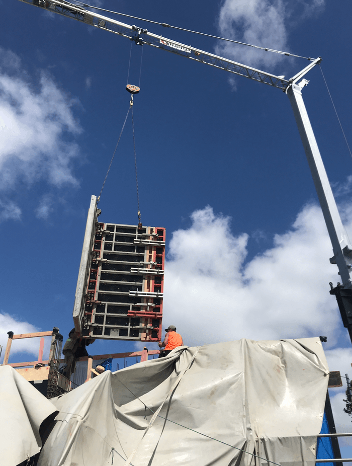 Quiet and electric powered, they can unload materials directly to the point of use.