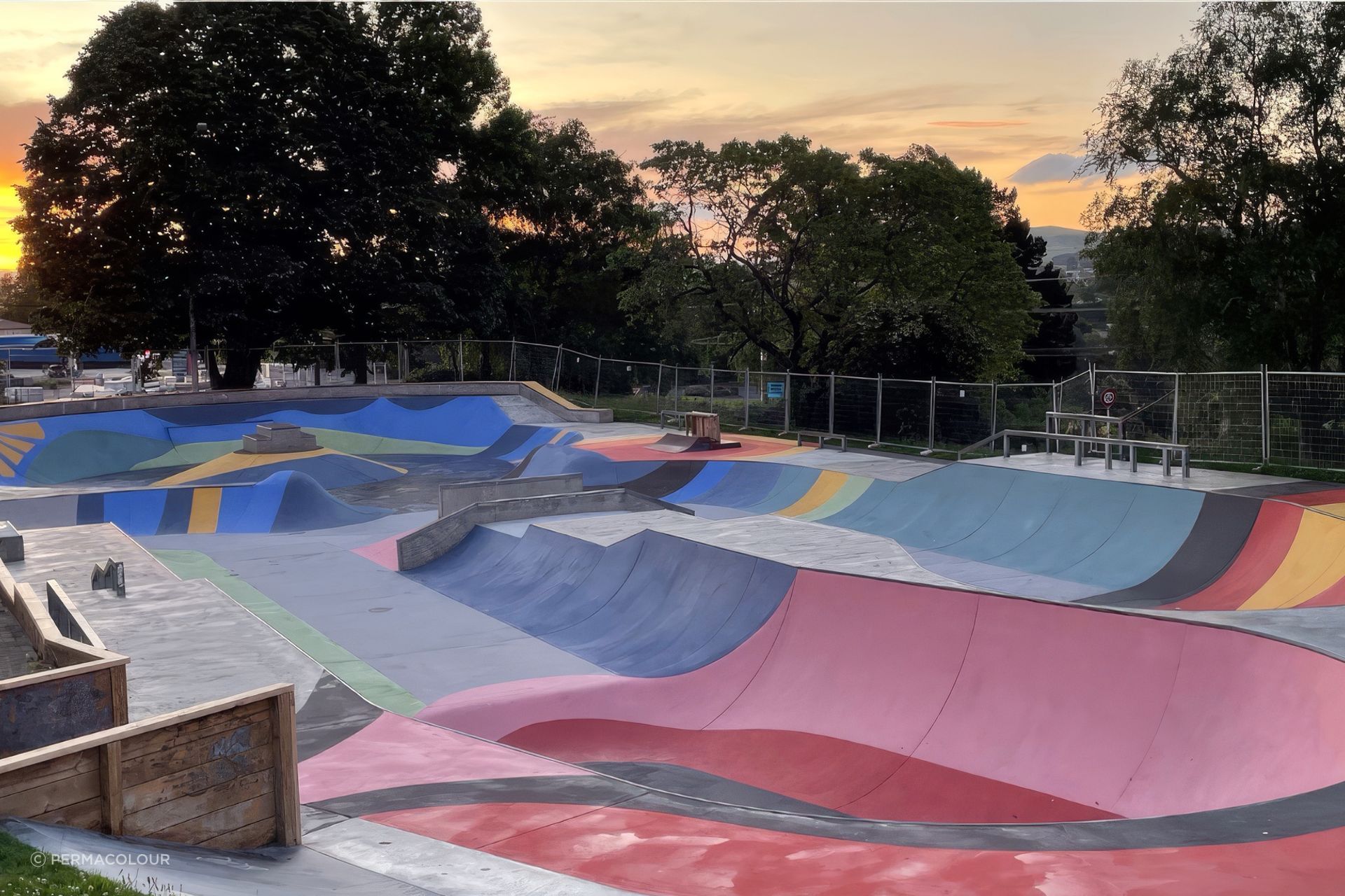 "I’ve always known skate parks to be grey and boring — just plain concrete. Seeing how people use our coloured concrete to create a really vibrant park is exciting."