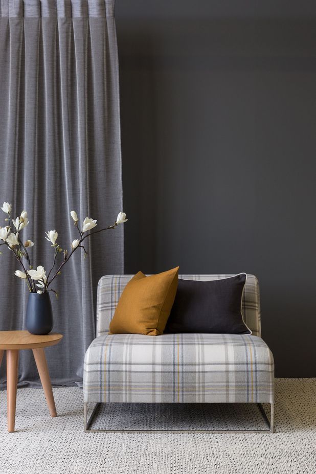 Sheer curtains offer flexibility with privacy.
