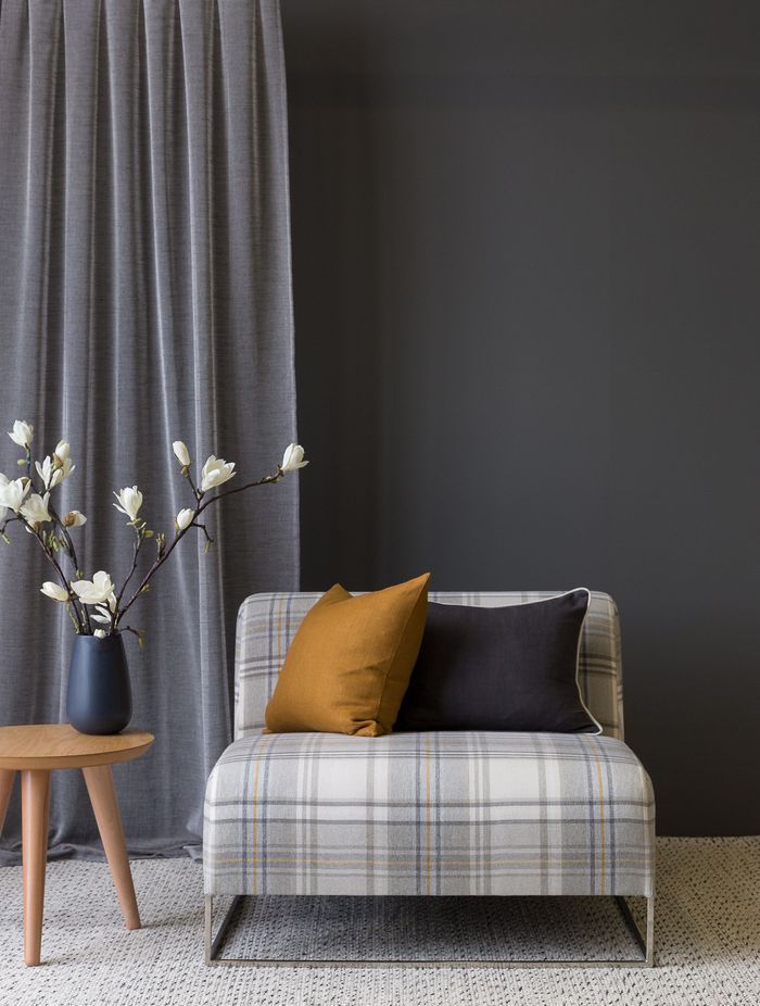 Sheer curtains offer flexibility with privacy.