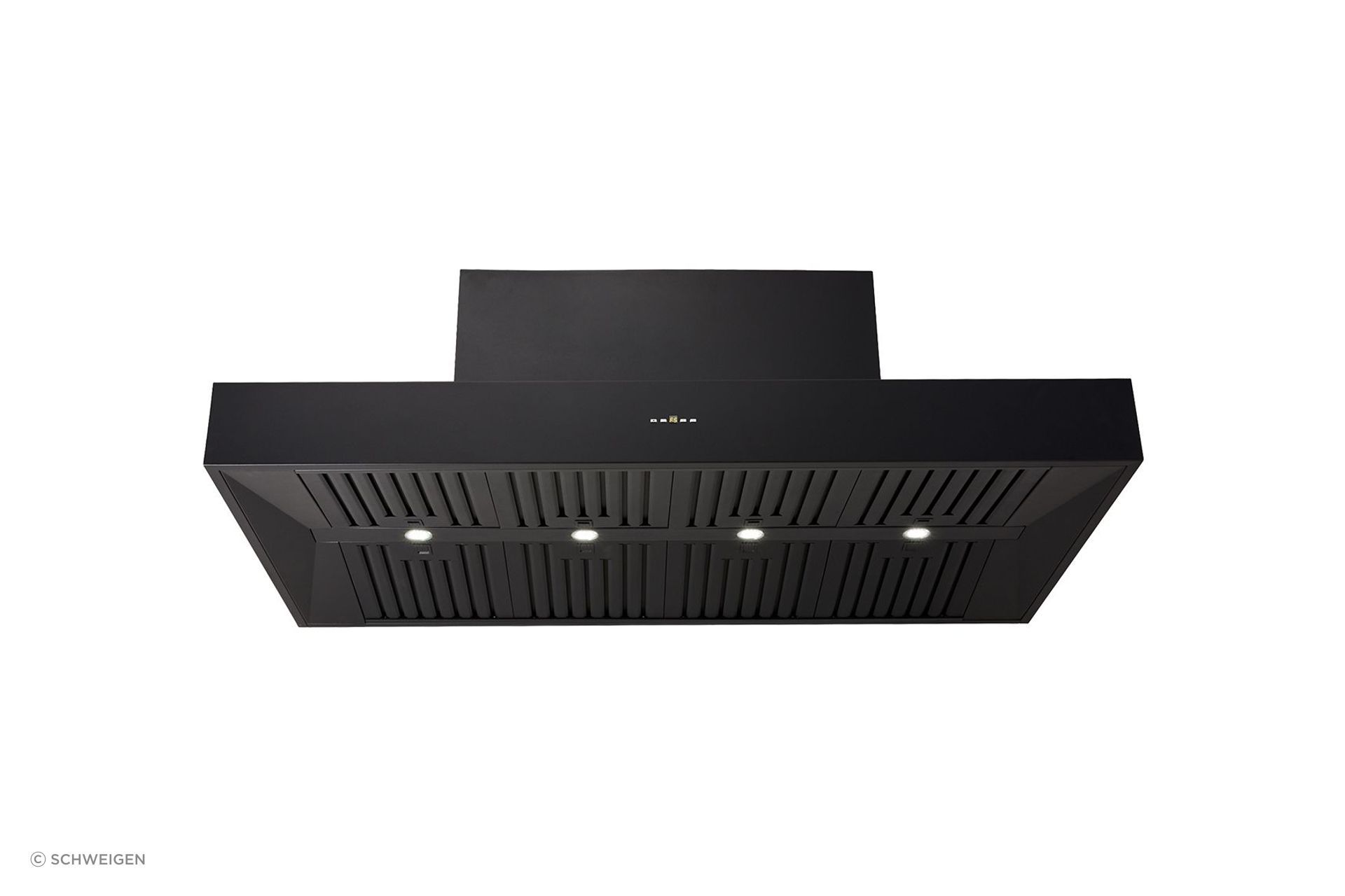 CL7375BS - Silent Black T-Shaped BBQ Alfresco Wallmount in 150cm