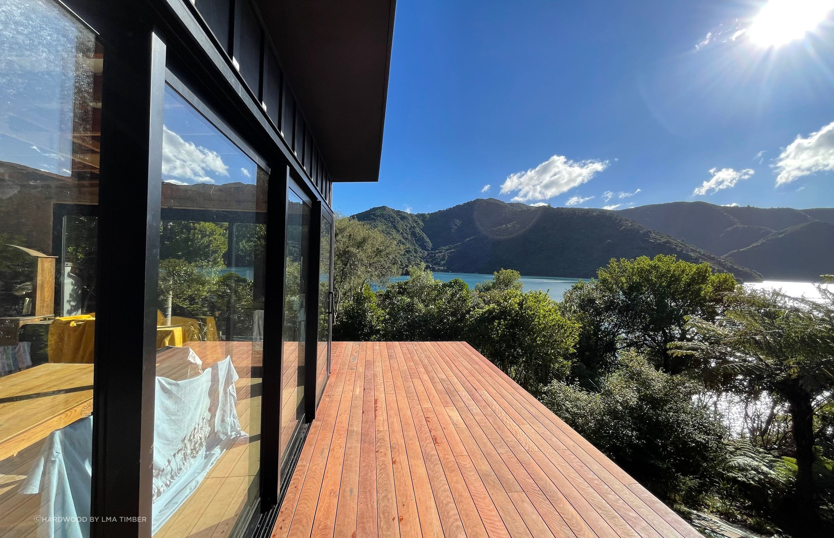 LMA Timber's spotted gum decking is very easy on the eye