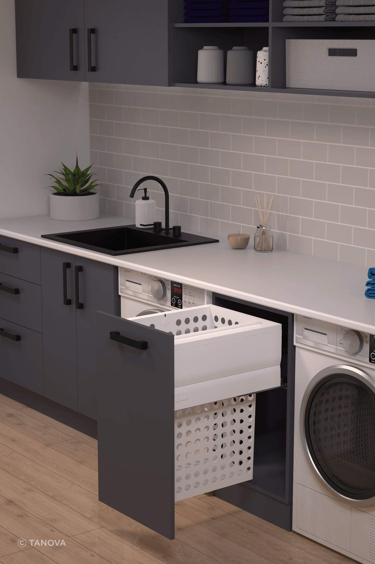 Vented baskets enable airflow