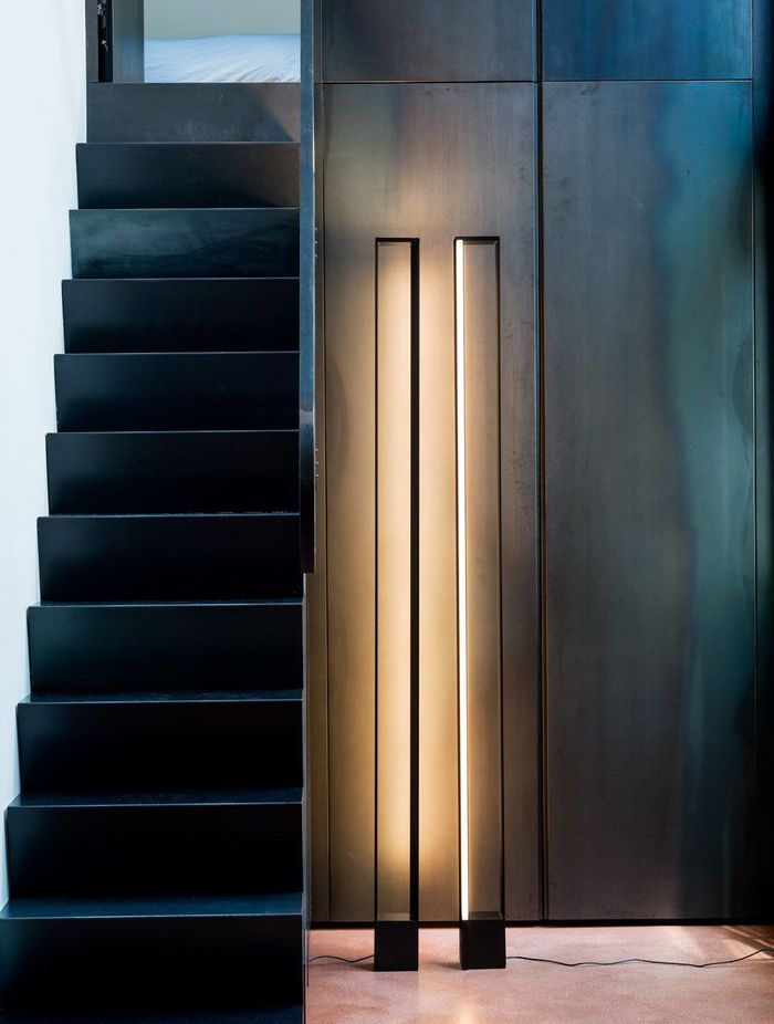 The majestic TRU Floor Lamp emits a peaceful, warming glow.