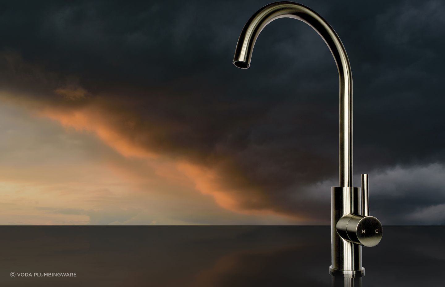 To further enhance its resistance to tarnishing and corrosion, Voda Plumbingware's brushed metal tapware is coated using the advanced method of physical vapour deposition (PVD).