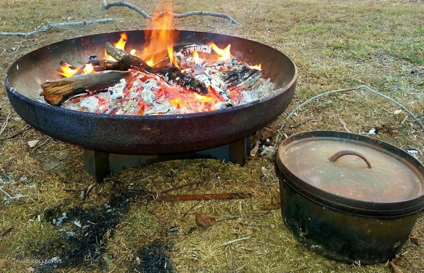 The Yagoona Yabbi Fire Pit is a traditional outdoor choice.