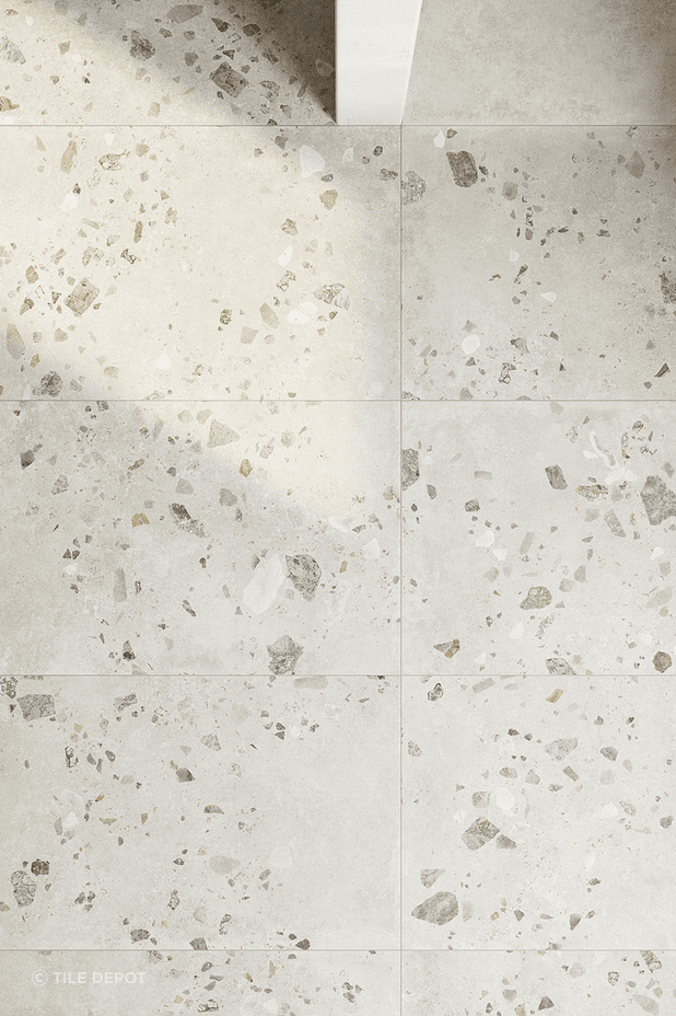 A close-up  of the Yourself Pure Bubble available at The Tile Depot.