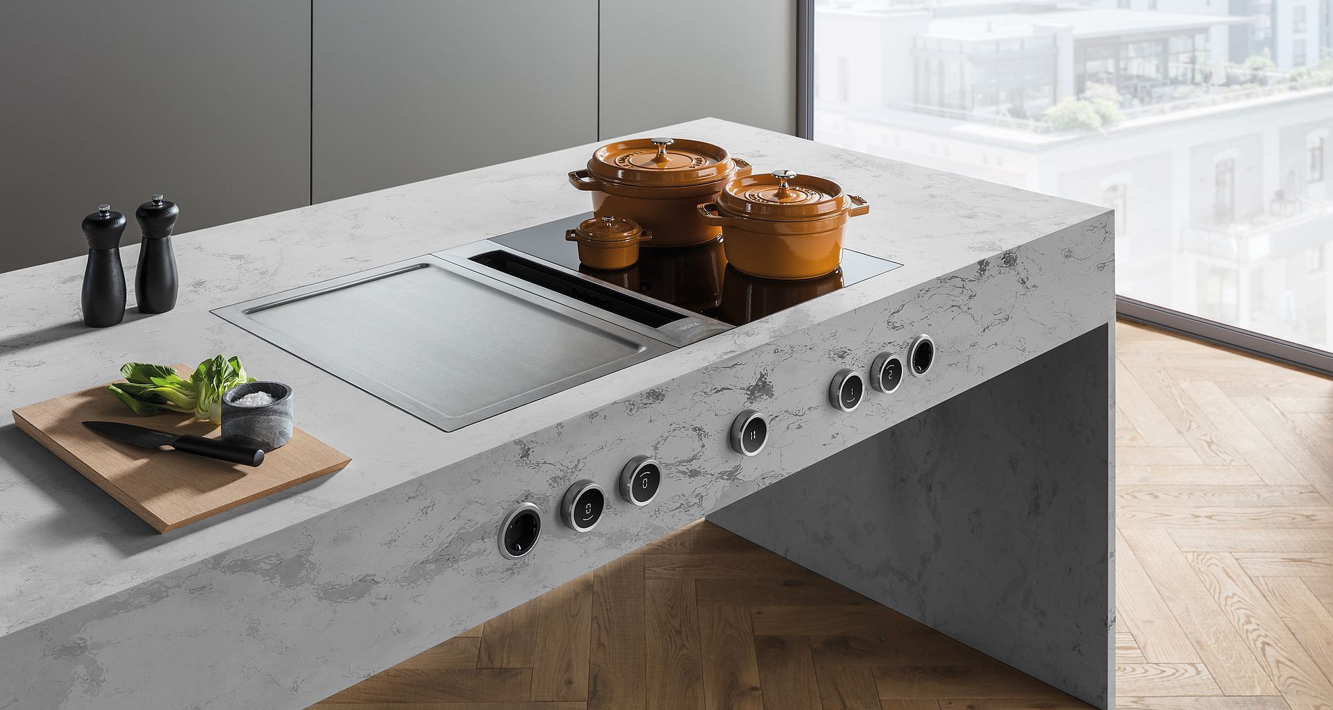 The innovative BORA Professional 3.0 system combines a contemporary, avant-garde design with high performance and ease of use.