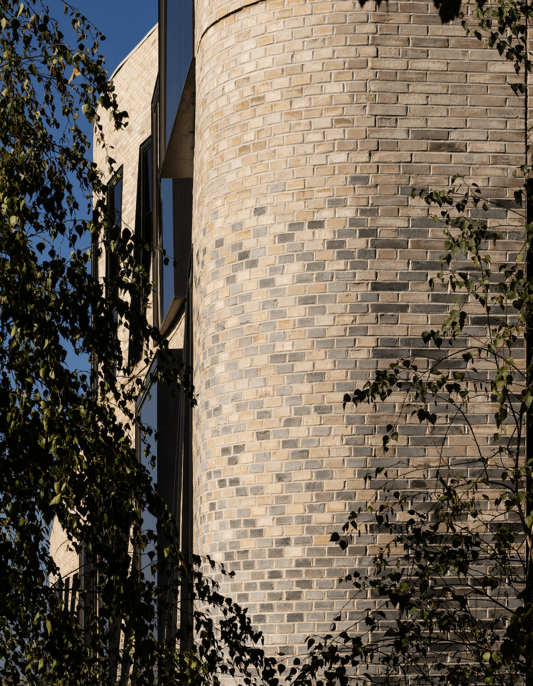 The bricks have been carefully graded from dark to light.