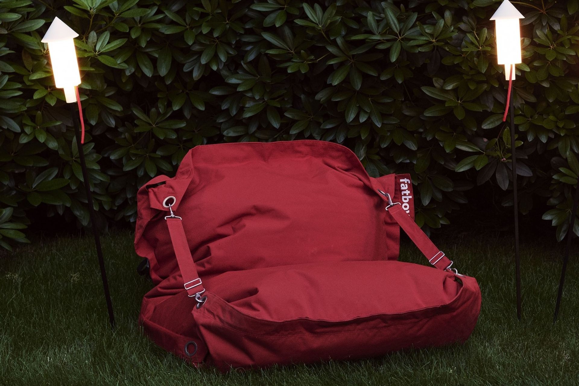 You just want to jump right into it — the Fatboy Buggle-up Outdoor Beanbag.