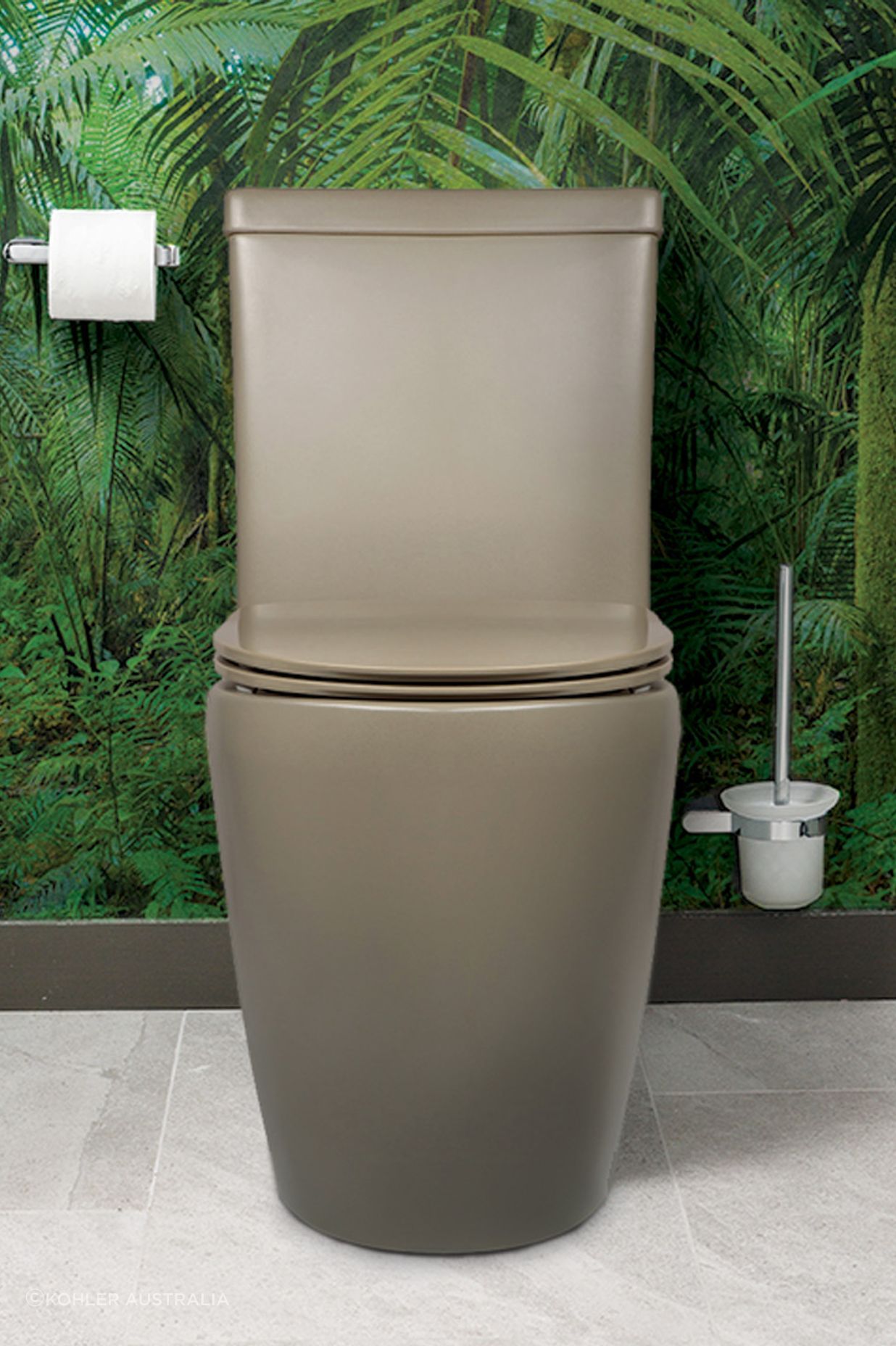 Rimless toilets such as the grande back to wall toilet are typically easier to clean than more traditional designs.