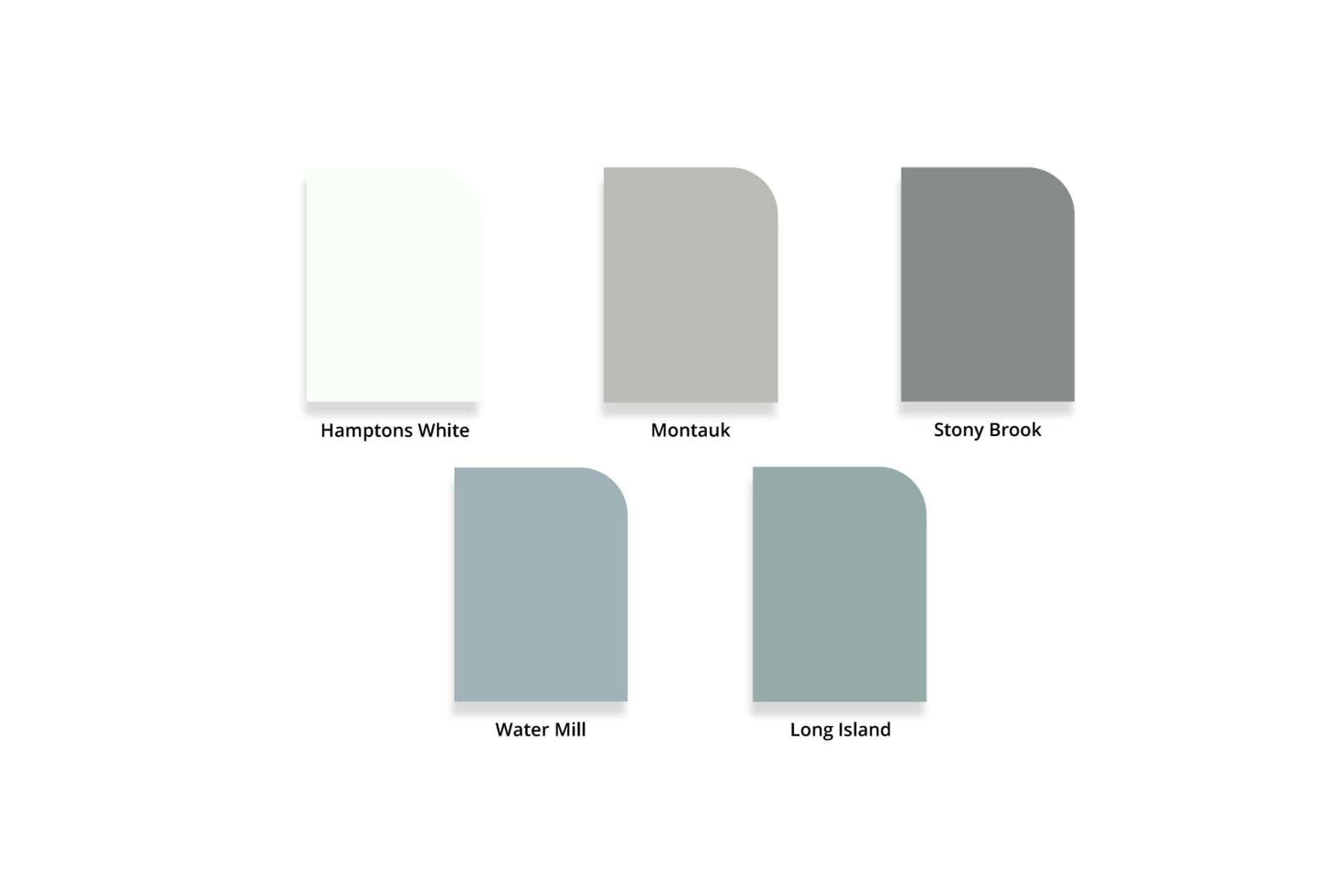 UniCote Hamptons colour scheme