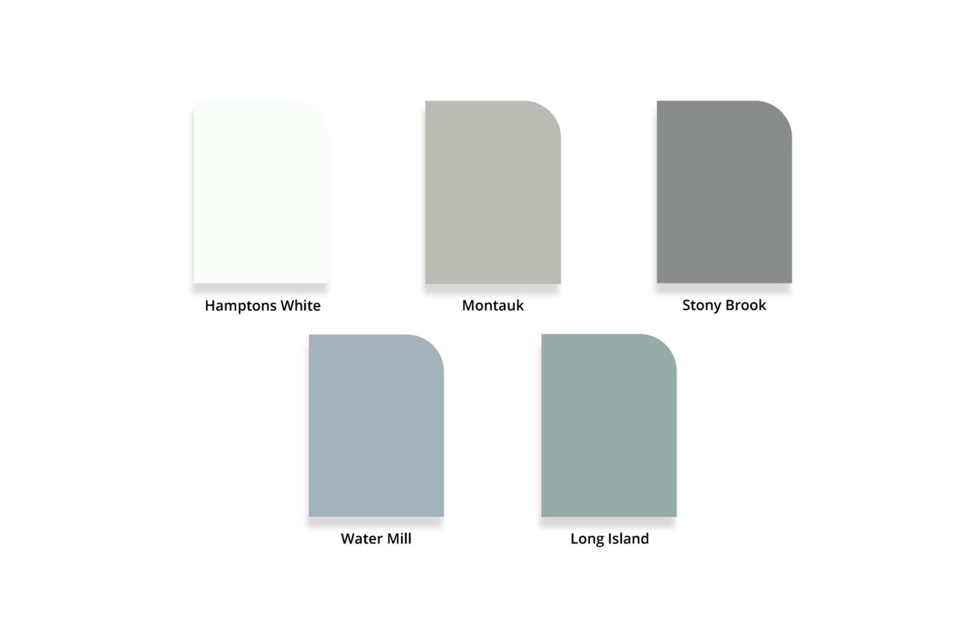 UniCote Hamptons colour scheme