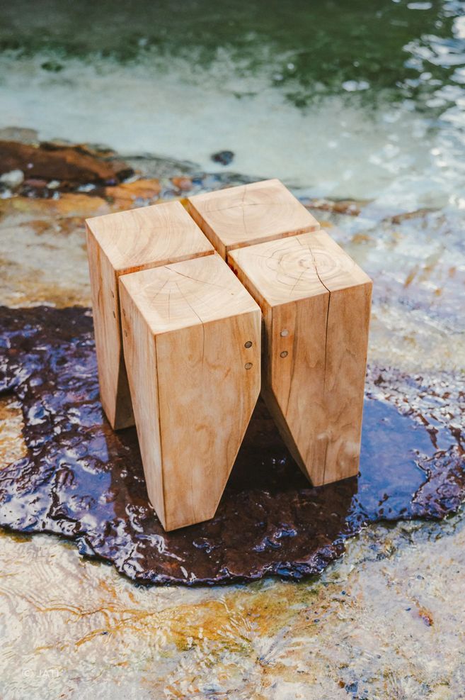 Jati Object Stool