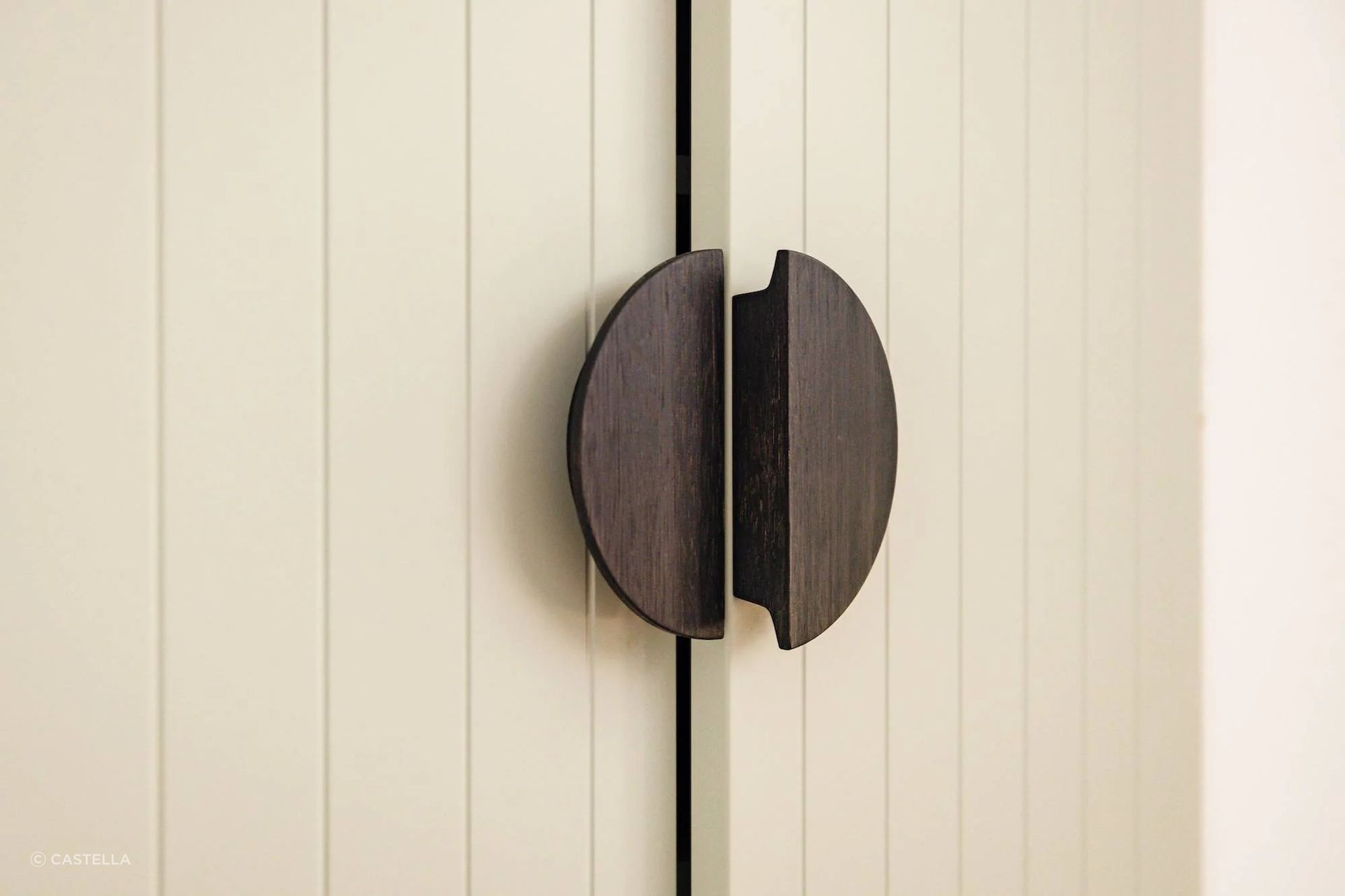 Tullah Semi-circle Handles in Charred Oak