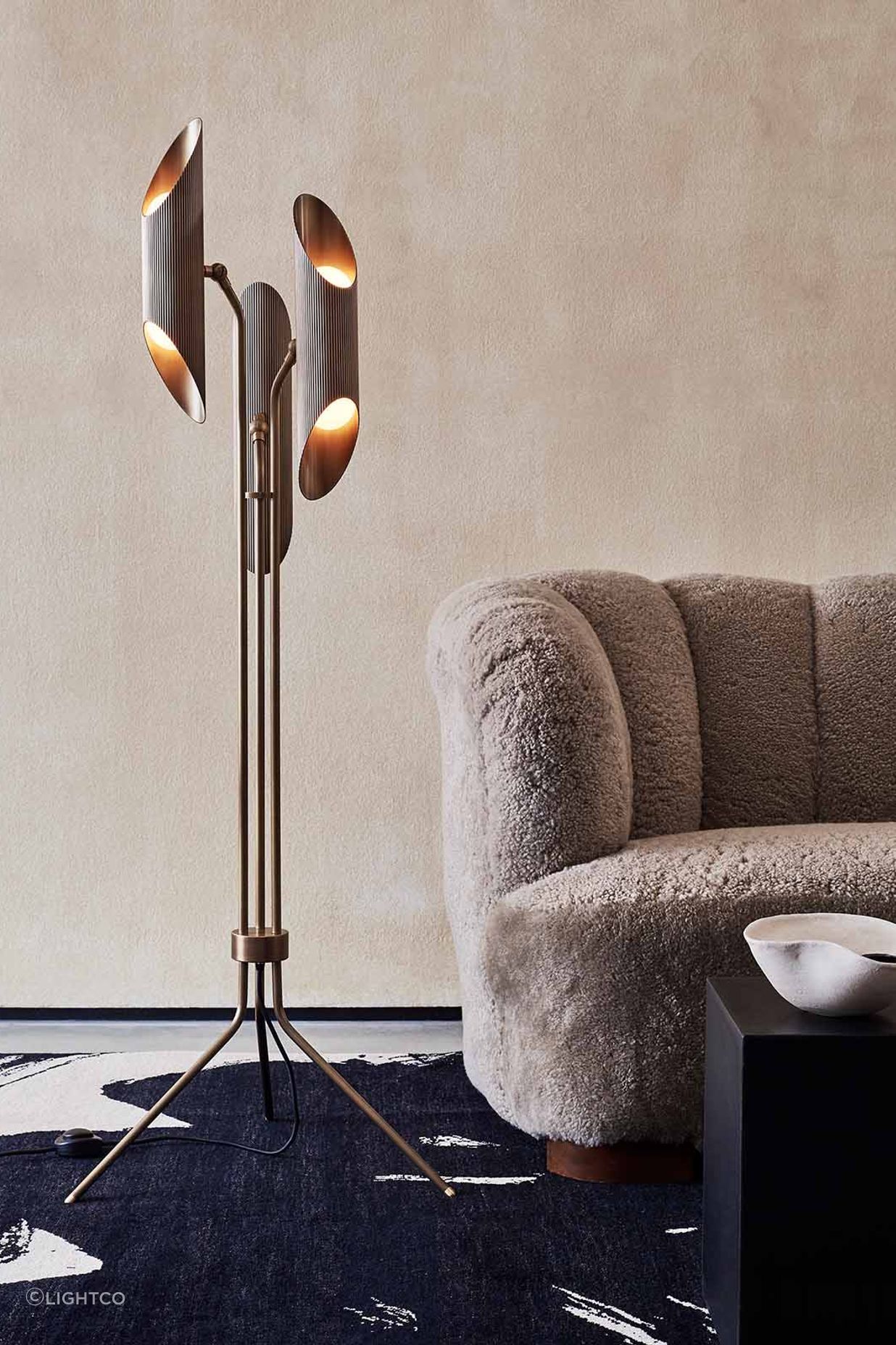 The perfect floor lamp for industrial settings. Featured product: Vector Floor Lamp.