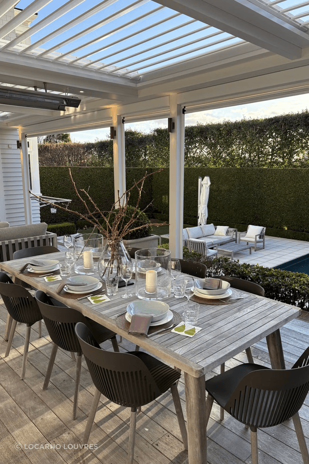 The brief was to upgrade the existing outdoor space so that it reflected the quality of the recently renovated interiors.