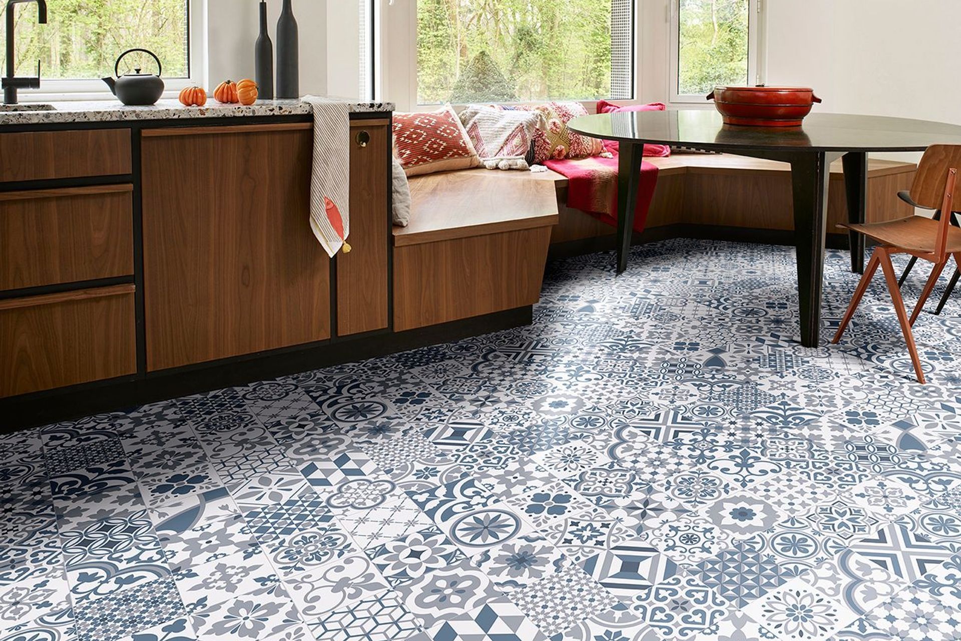 Vinyl can be printed with incredibly detailed patterns.