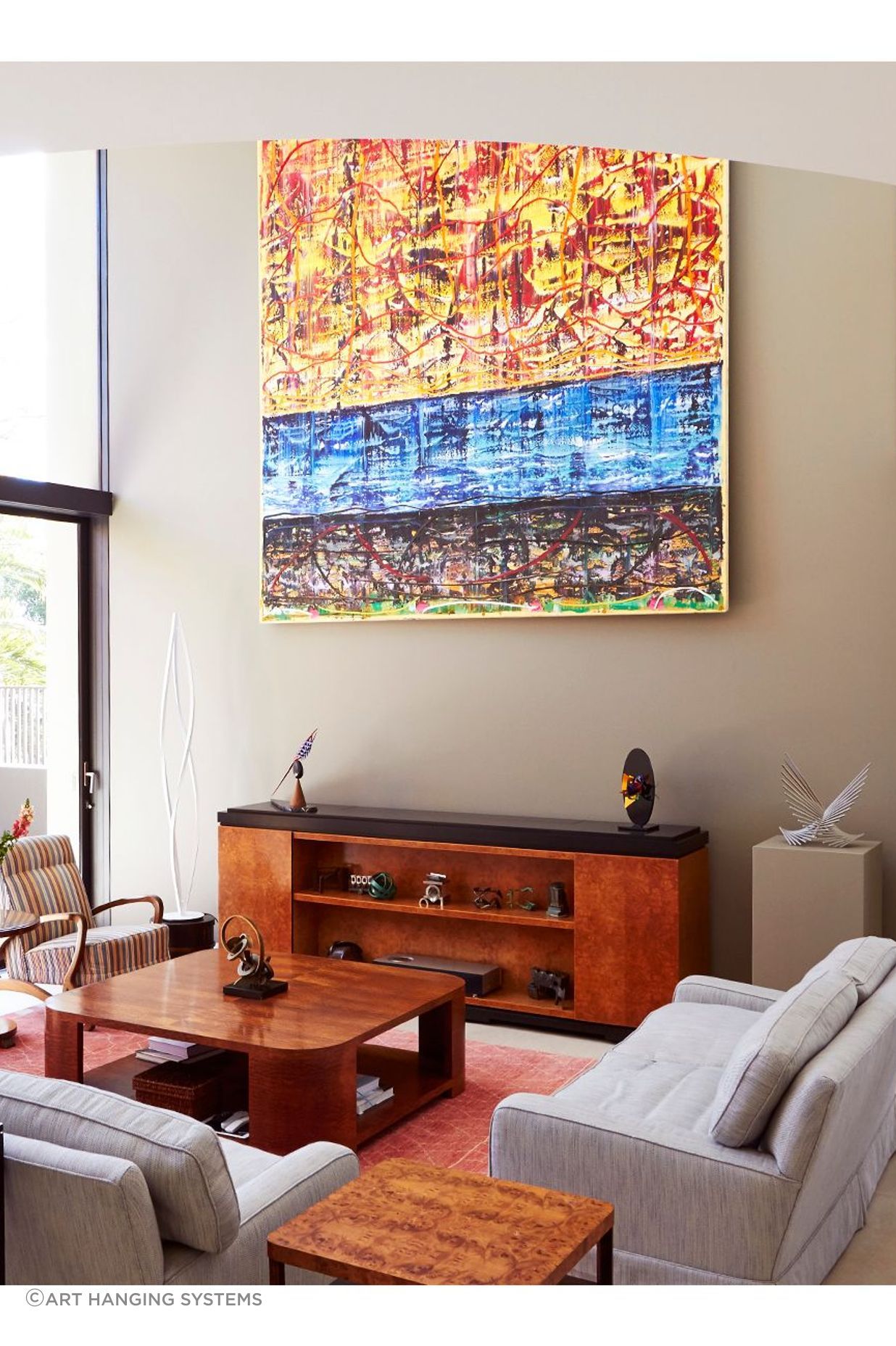 A residence in Bellevue Hill, Sydney with wall art supported by Art Hanging Systems - Photography by: Eamonn McLoughlin