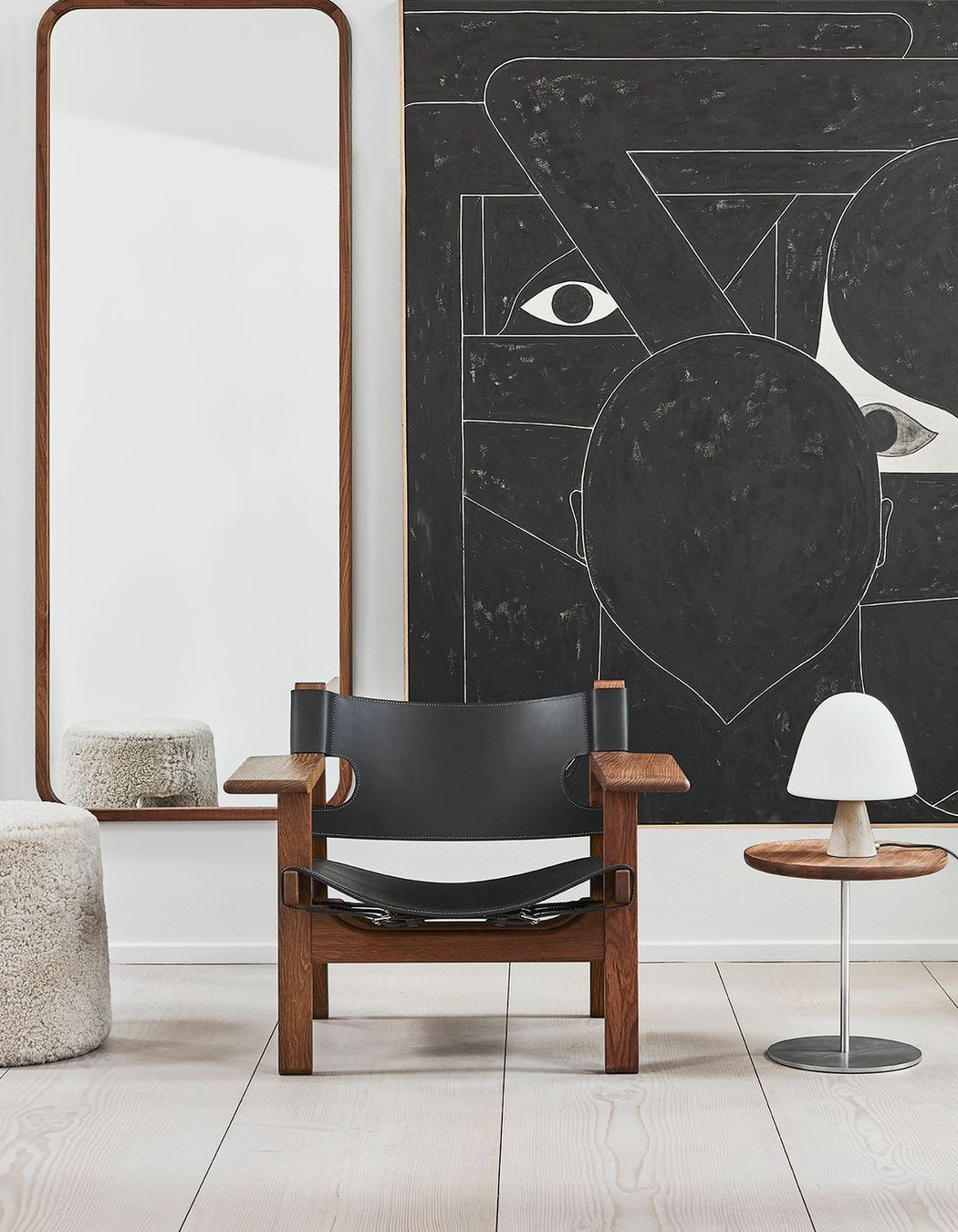 Silhouette Mirror Rectangle by Fredericia from Cult Design