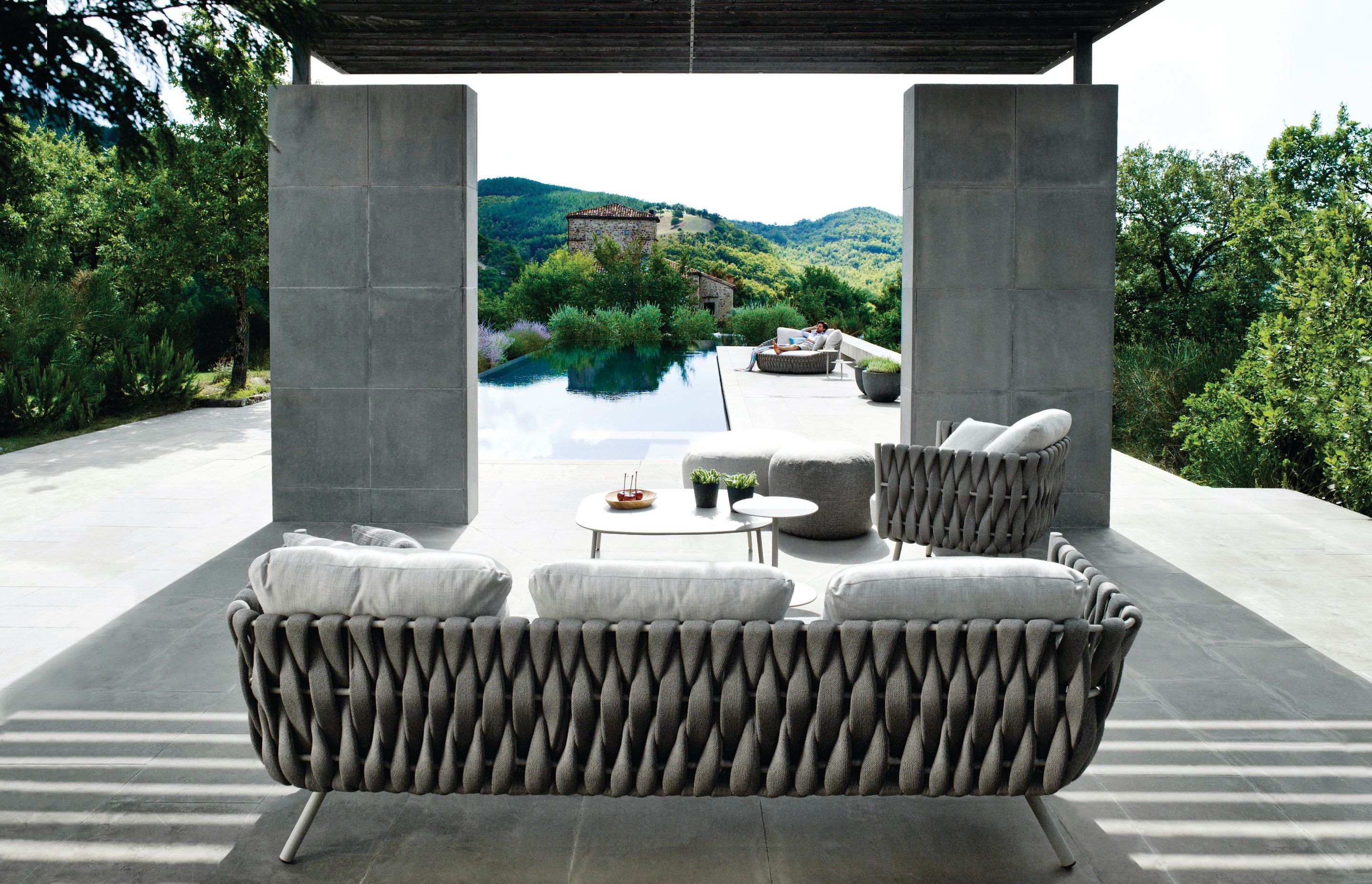 Tosca sofa by Monica Armani for Tribù, available from Dawson &amp; Co.