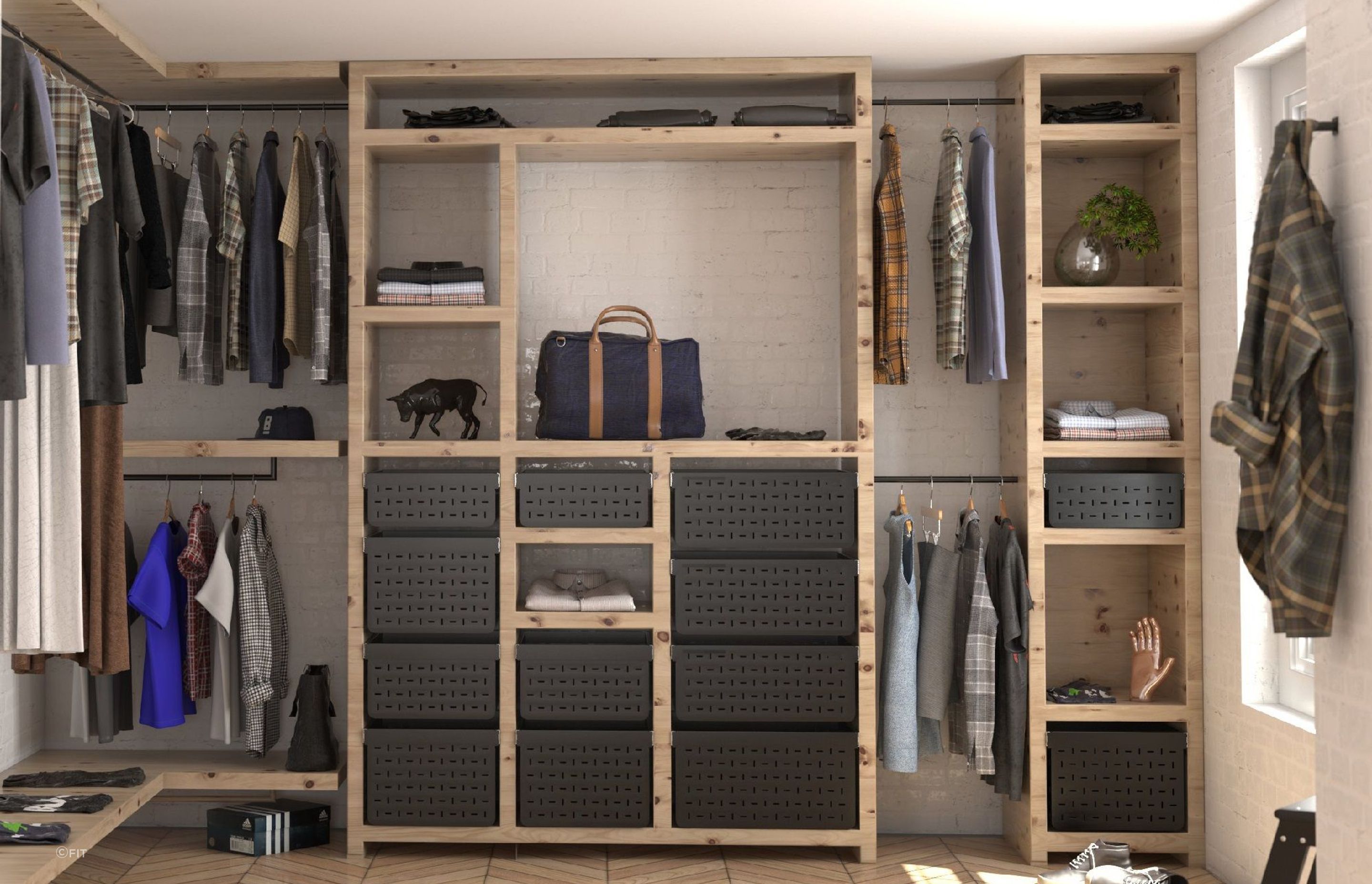 Wardrobe Storage Drawers from FIT