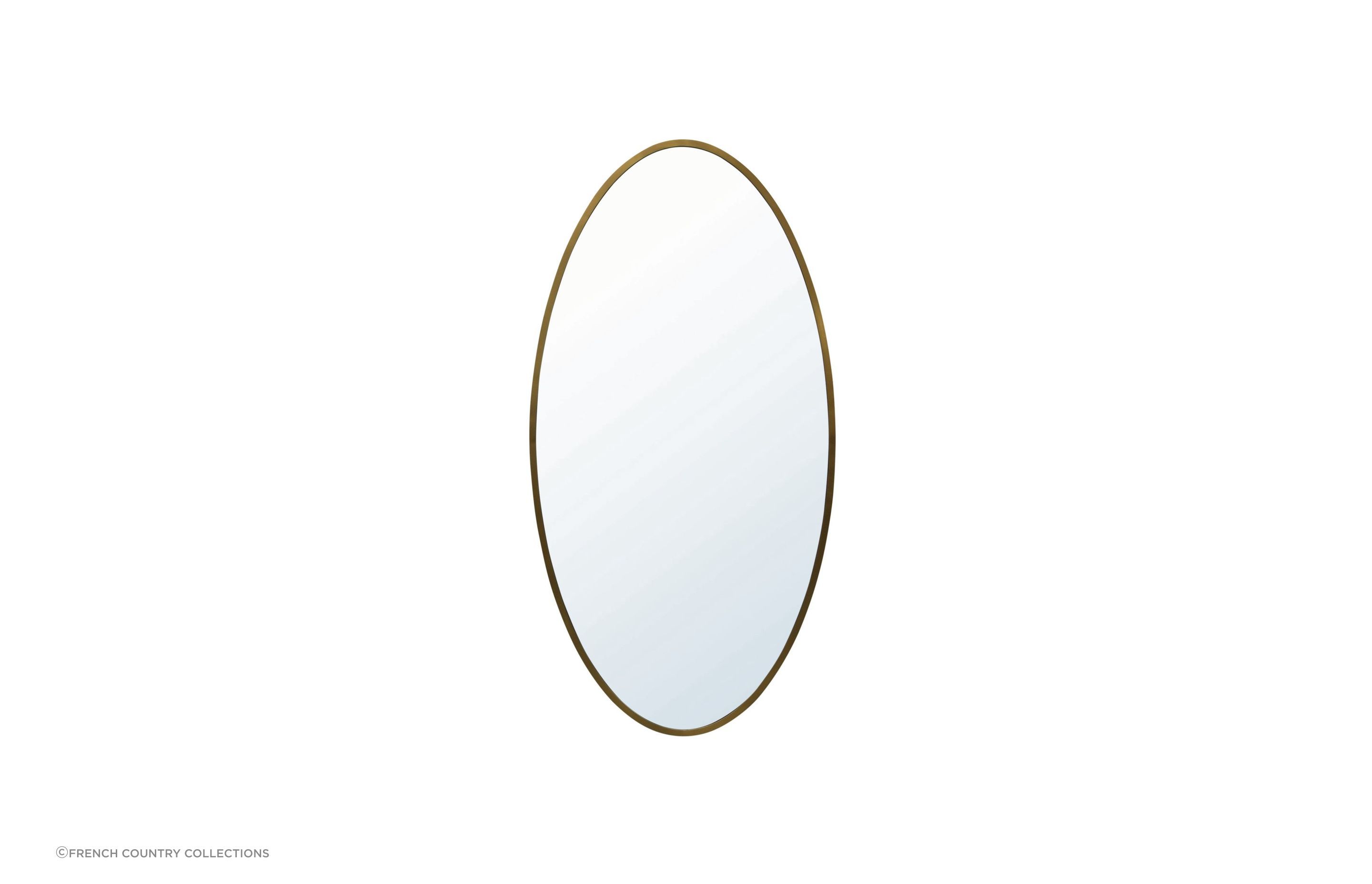 Suki Oval Gold Mirror from French Country Collections