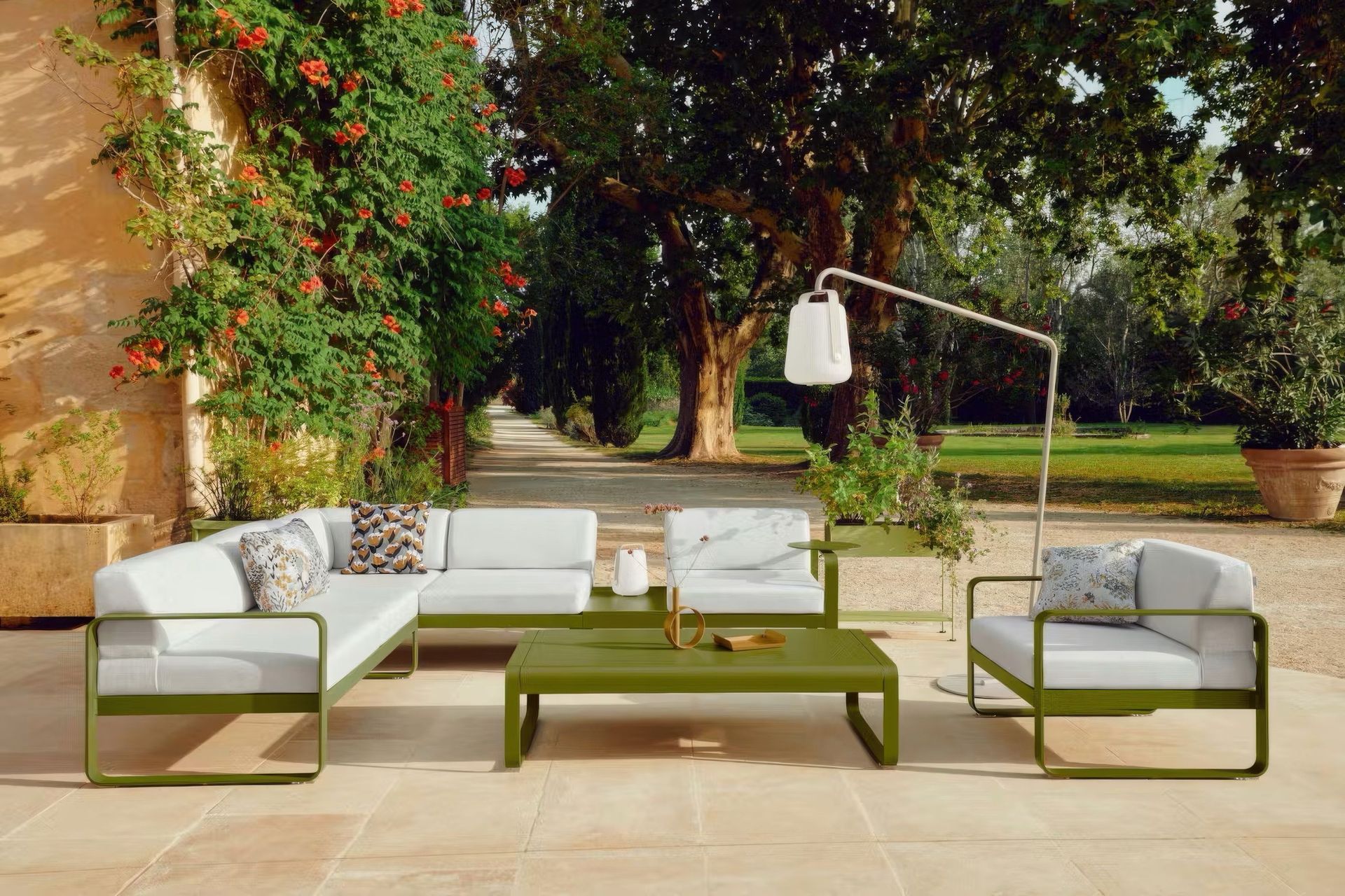 Soft to the touch yet built to endure - Sunbrella fabrics bring indoor comfort outdoors.