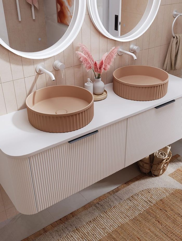 Minka Curved Wall Hung Vanities
By Fienza