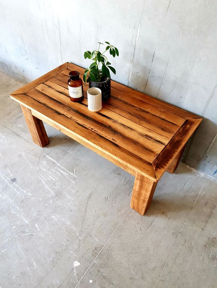 Reclaimed hardwood coffee tables offer exquisite natural colours. Featured product: The Woodhouse 45 Reclaimed Hardwood Coffee Table.